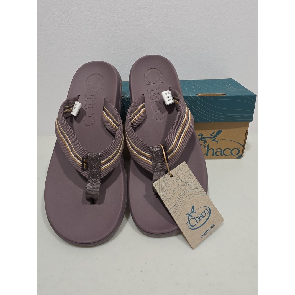 Chaco Women's Chillos Flip Flop Sandals Sadie Sparrow Purple Teal - Size 7